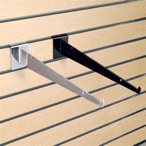 metal slatwall brackets display shelves|slatwall brackets home depot.